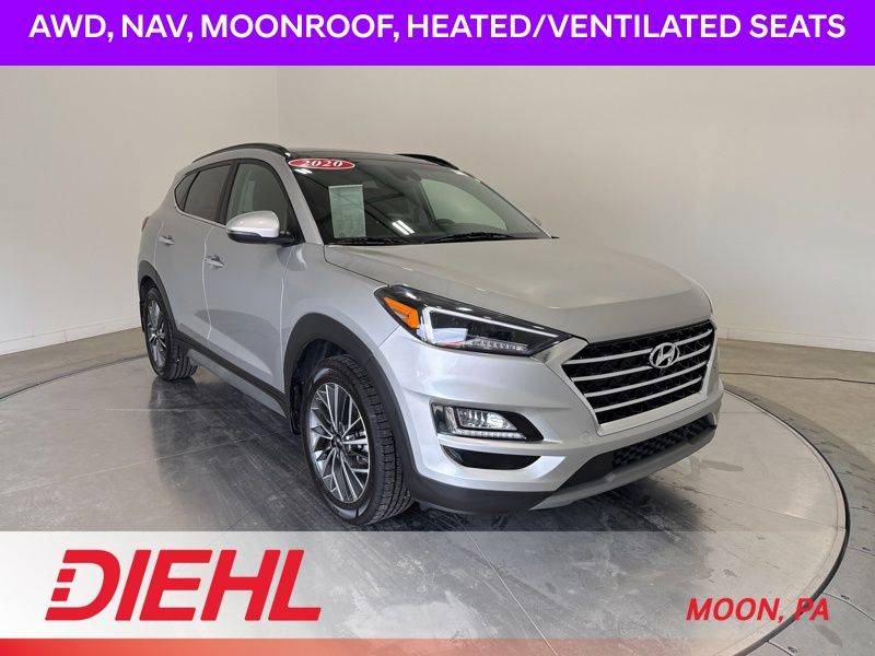 Stellar Silver 2020 Hyundai Tucson Ultimate AWD SUV / Crossover All-Wheel Drive 6-Speed Automatic