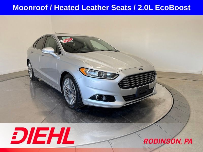 Ingot Silver 2015 Ford Fusion Sedan Front-Wheel Drive 6-Speed Automatic