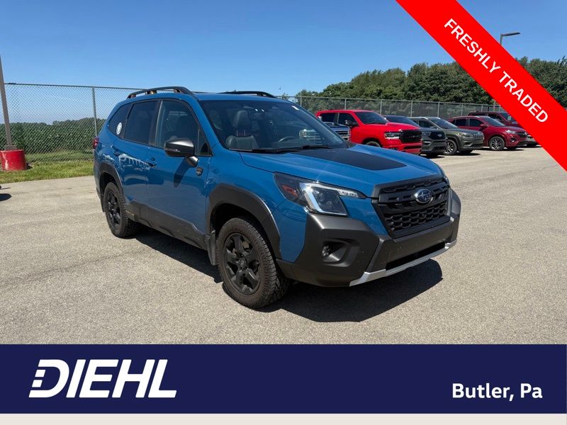 Geyser Blue 2024 Subaru Forester SUV / Crossover All-Wheel Drive Continuously Variable Transmission