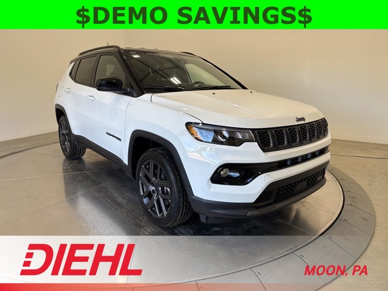 Bright White Clearcoat 2026 Jeep Compass Limited 4WD SUV / Crossover Four-Wheel Drive 8-Speed Automatic