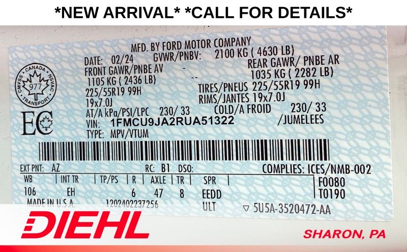 Used 2024 Ford Escape SUV