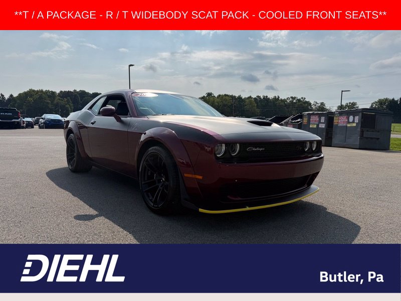 Octane Red Pearlcoat 2023 Dodge Challenger Coupe Rear-Wheel Drive 8-Speed Automatic