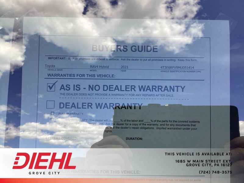 Used 2021 Toyota RAV4 Hybrid SUV