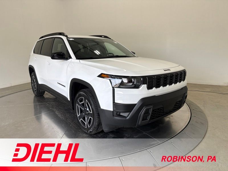 Bright White Clearcoat 2026 Jeep Cherokee SUV / Crossover Four-Wheel Drive Continuously Variable Transmission