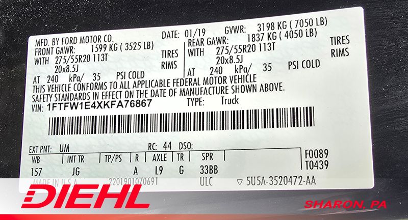 Used 2019 Ford F-150 Truck