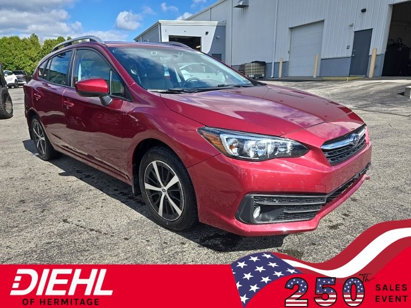 Crimson Red Pearl 2022 Subaru Impreza Wagon All-Wheel Drive Continuously Variable Transmission