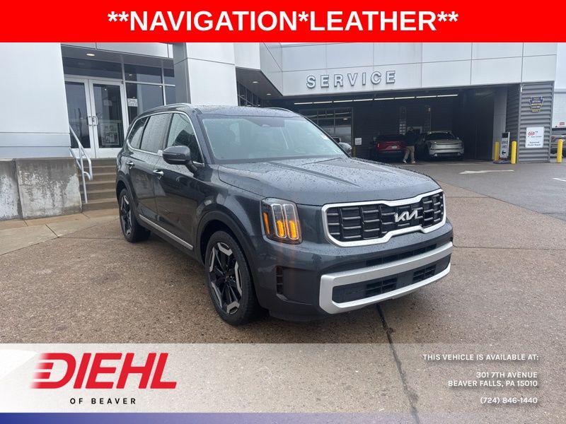 Gravity Gray 2024 Kia Telluride S AWD SUV / Crossover All-Wheel Drive 8-Speed Automatic