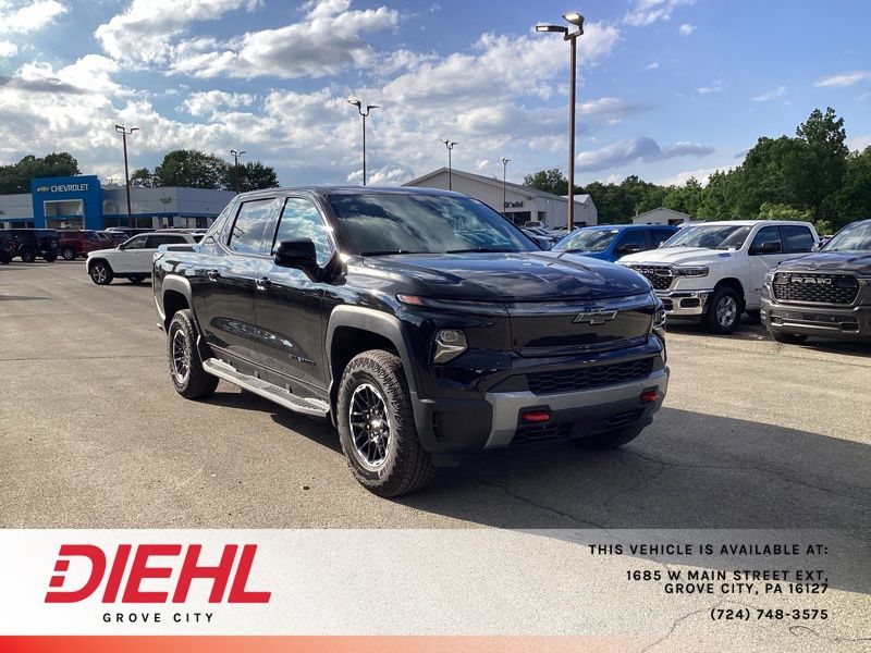 Black 2026 Chevrolet Silverado EV Pickup Truck All-Wheel Drive 1-Speed Automatic