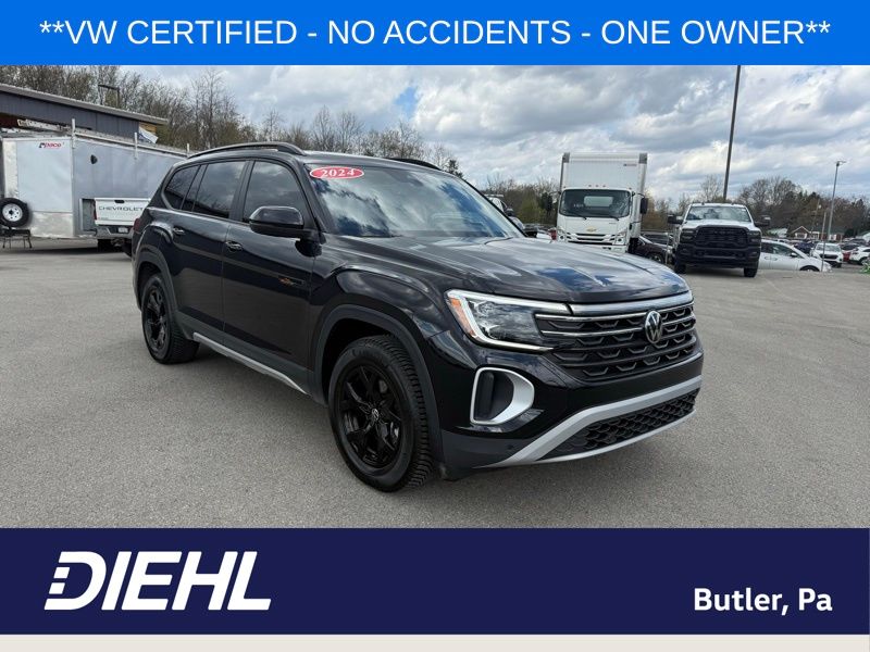 Deep Black 2024 Volkswagen Atlas Peak Edition SEL 4Motion AWD SUV / Crossover All-Wheel Drive 8-Speed Automatic