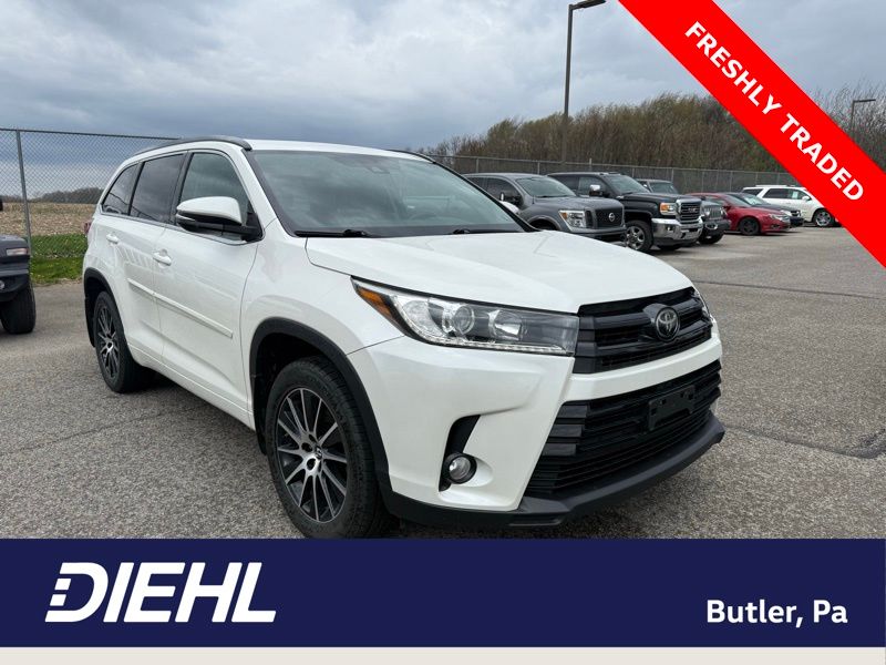 White (Blizzard Pearl) 2018 Toyota Highlander SE AWD SUV / Crossover All-Wheel Drive 8-Speed Automatic