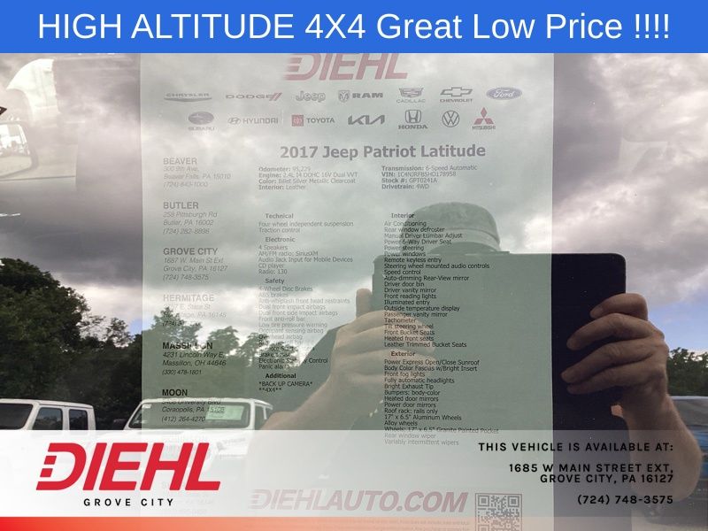 Used 2017 Jeep Patriot SUV