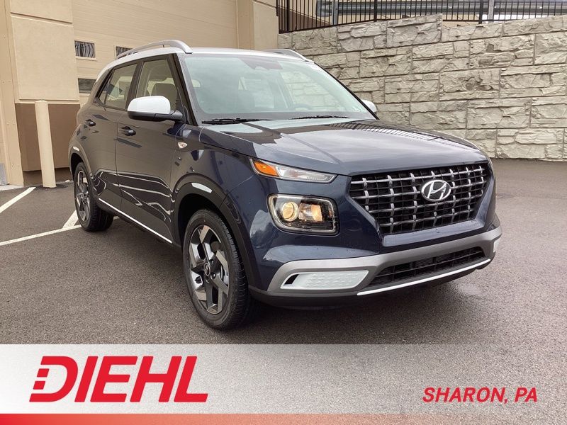 Denim w/White Roof 2026 Hyundai Venue SUV / Crossover Front-Wheel Drive Continuously Variable Transmission