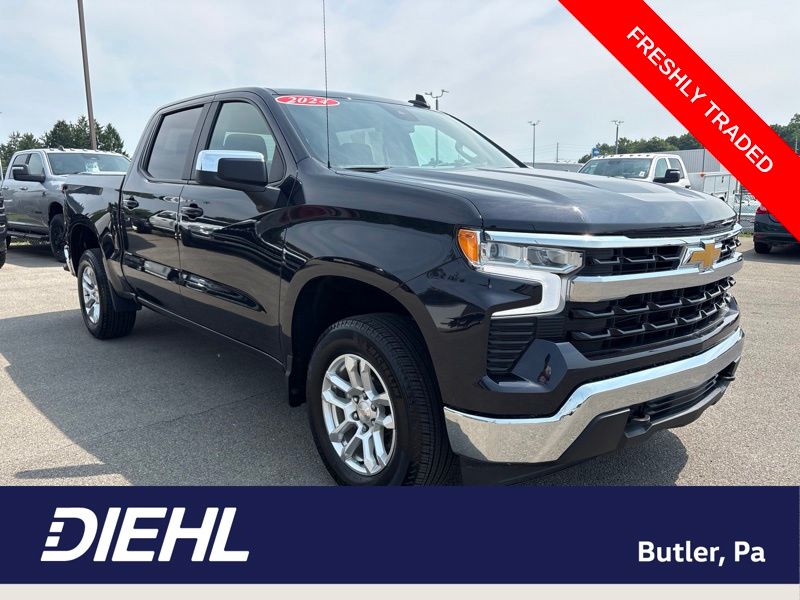 Dark Ash Metallic 2024 Chevrolet Silverado 1500 Pickup Truck Four-Wheel Drive 8-Speed Automatic