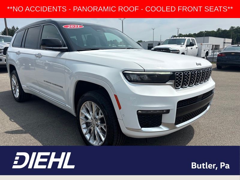 Bright White Clearcoat 2021 Jeep Grand Cherokee L SUV / Crossover Four-Wheel Drive 8-Speed Automatic