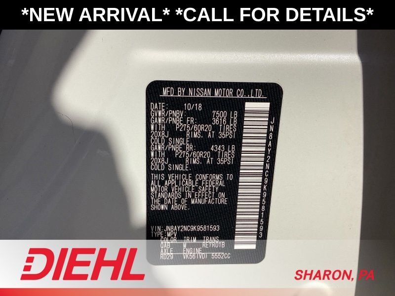 Used 2019 Nissan Armada SUV