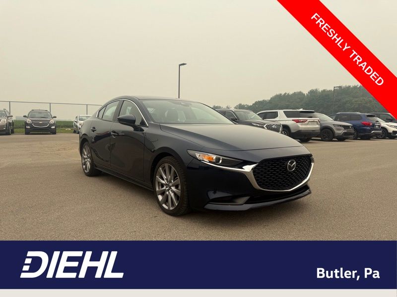 Deep Crystal Blue Mica 2021 Mazda MAZDA3 Sedan All-Wheel Drive 6-Speed Automatic