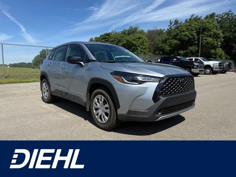 Sonic Silver 2023 Toyota Corolla Cross SUV / Crossover Front-Wheel Drive Continuously Variable Transmission