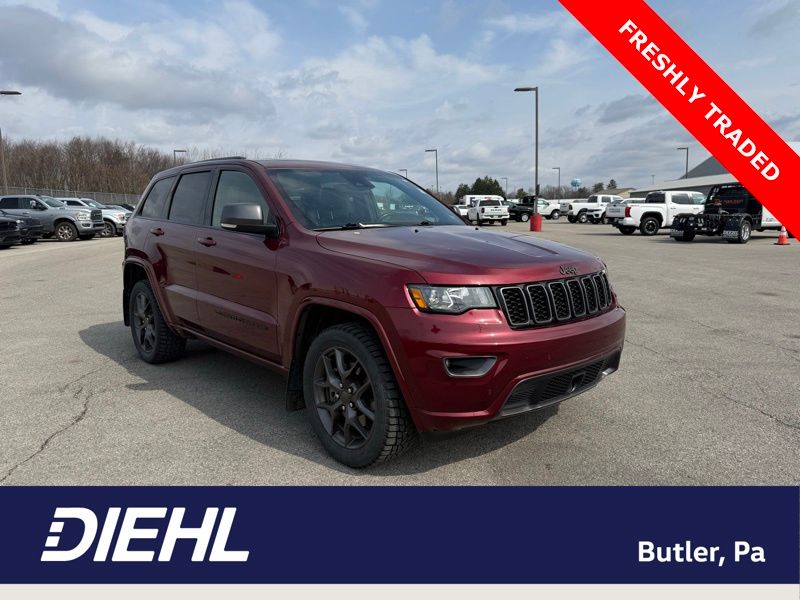 Velvet Red Pearlcoat 2021 Jeep Grand Cherokee 80th Anniversary Edition 4WD SUV / Crossover Four-Wheel Drive 8-Speed Automatic