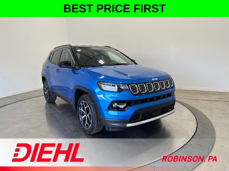 Hydro Blue Pearlcoat 2026 Jeep Compass SUV / Crossover Four-Wheel Drive 8-Speed Automatic