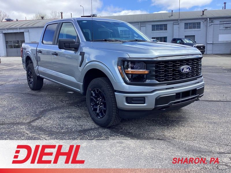 Iconic Silver Metallic 2026 Ford F-150 Pickup Truck Four-Wheel Drive Automatic