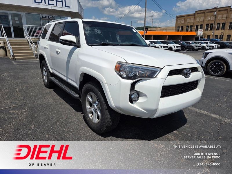 Super White 2015 Toyota 4Runner SR5 Premium 4WD SUV / Crossover Four-Wheel Drive 5-Speed Automatic Overdrive