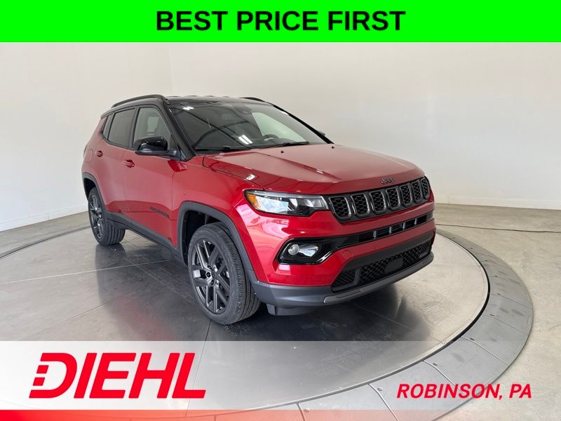 Red Hot Pearlcoat 2026 Jeep Compass SUV / Crossover Four-Wheel Drive 8-Speed Automatic
