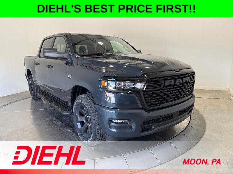 Forged Blue Metallic 2026 RAM 1500 Express Crew Cab 4WD Pickup Truck Four-Wheel Drive 8-Speed Automatic