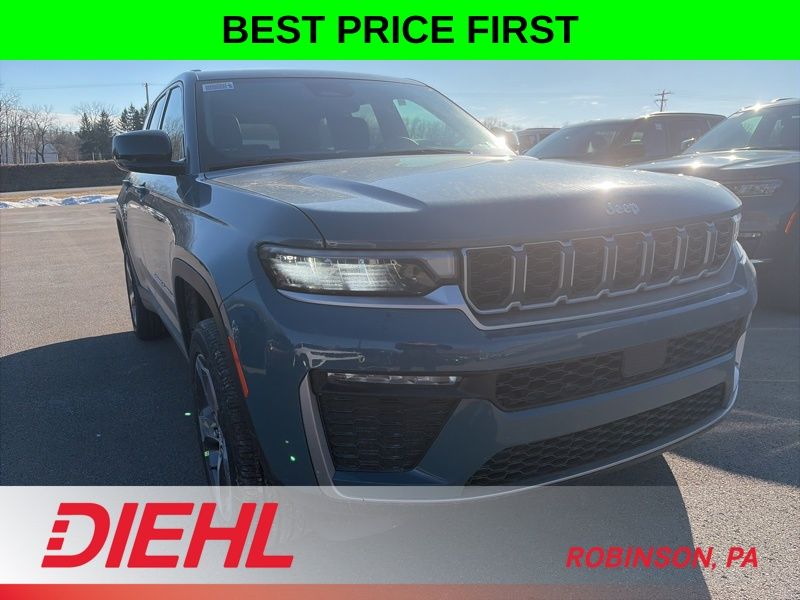 Gray (Steel Blue) 2026 Jeep Grand Cherokee SUV / Crossover Four-Wheel Drive 8-Speed Automatic