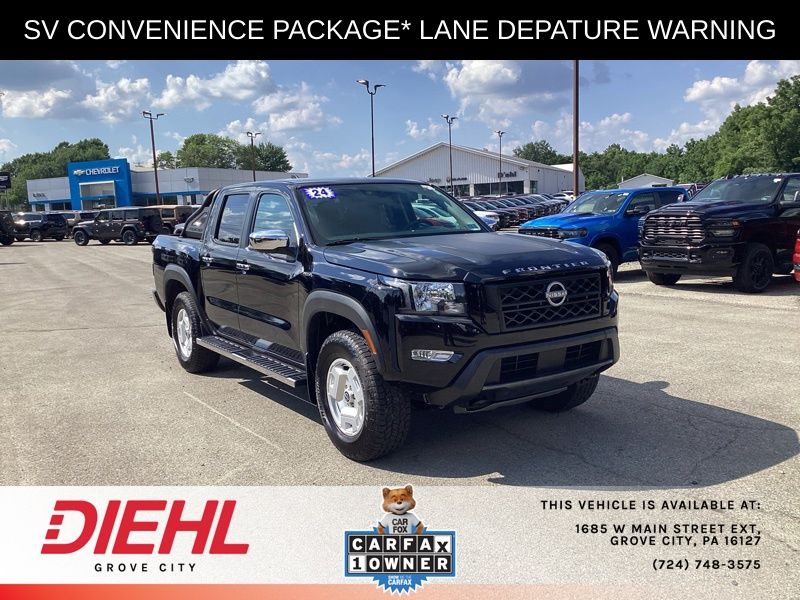 Super Black 2024 Nissan Frontier Pickup Truck Four-Wheel Drive 9-Speed Automatic Overdrive