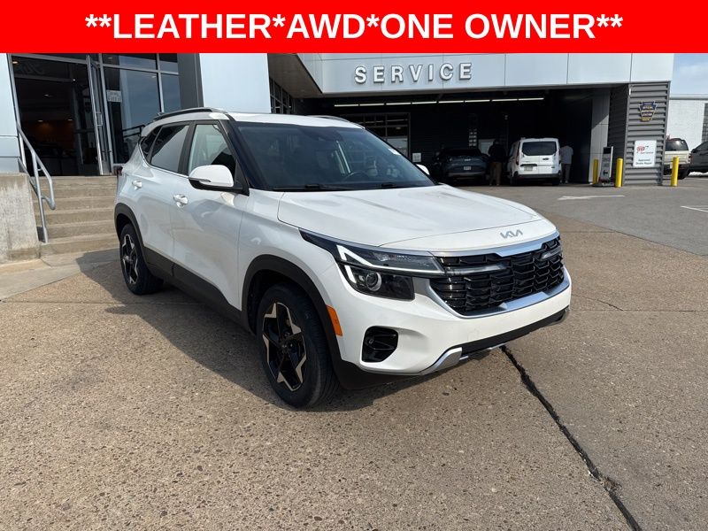 Snow White Pearl 2024 Kia Seltos EX AWD SUV / Crossover All-Wheel Drive Continuously Variable Transmission