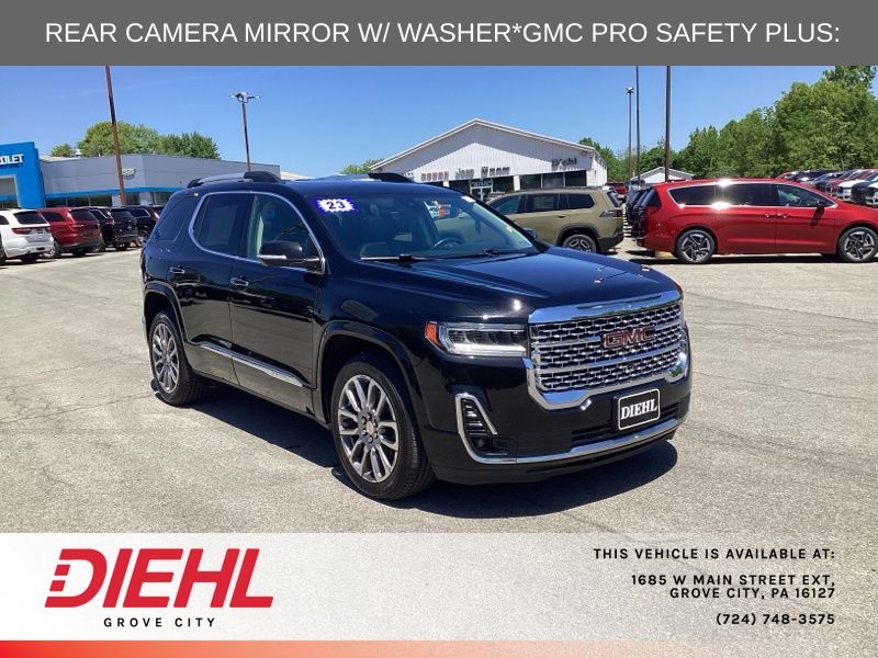 Black (Ebony Twilight Metallic) 2023 GMC Acadia SUV / Crossover Four-Wheel Drive 9-Speed Automatic