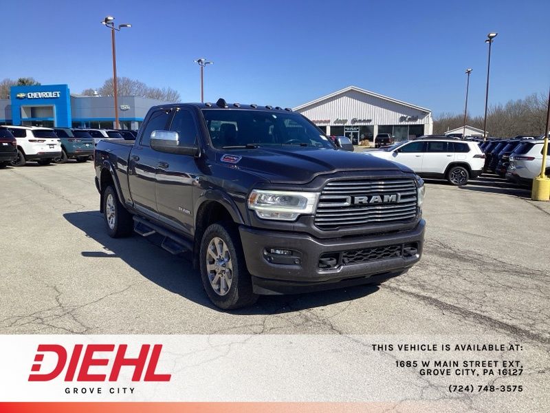 Gray (Granite Crystal Metallic Clearcoat) 2020 RAM 2500 Laramie Crew Cab 4WD Pickup Truck Four-Wheel Drive 6-Speed Automatic
