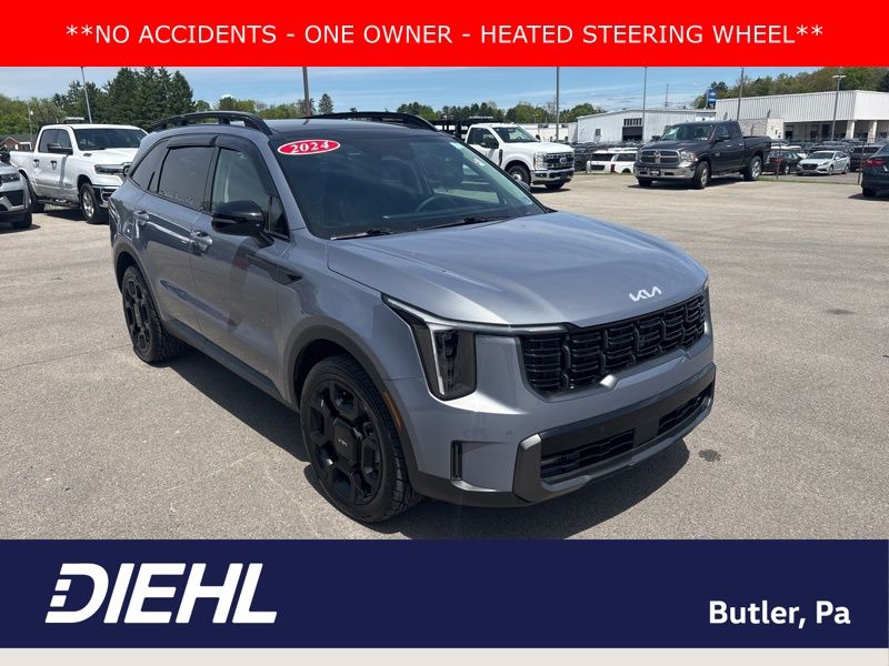 Everlasting Silver 2024 Kia Sorento X-Line EX AWD SUV / Crossover All-Wheel Drive 8-Speed Dual Clutch