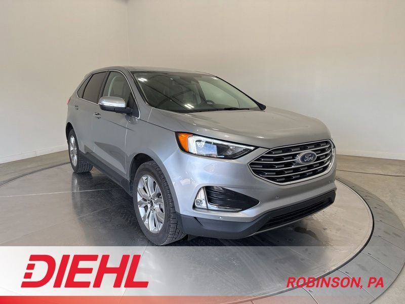 Silver Metallic 2024 Ford Edge Titanium AWD SUV / Crossover All-Wheel Drive 8-Speed Automatic