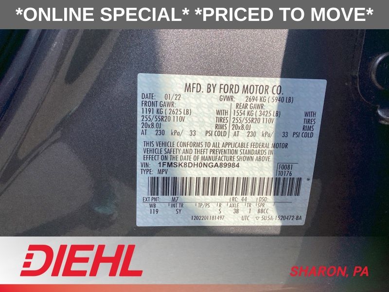 Used 2022 Ford Explorer SUV