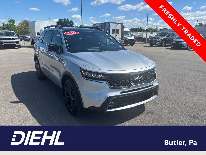 Sparkling Silver 2022 Kia Sorento X-Line SX Prestige AWD SUV / Crossover All-Wheel Drive 8-Speed Dual Clutch