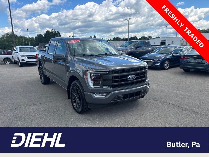 Gray (Lead Foot) 2021 Ford F-150 Pickup Truck Four-Wheel Drive Automatic