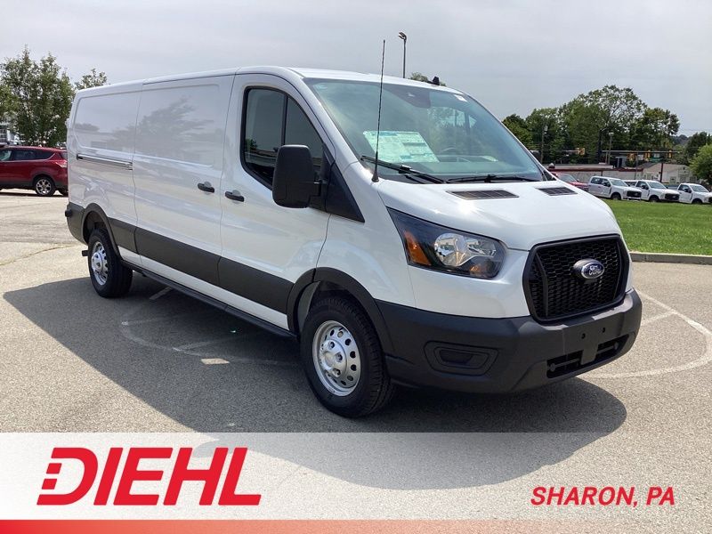 Oxford White 2025 Ford Transit Cargo Van All-Wheel Drive 