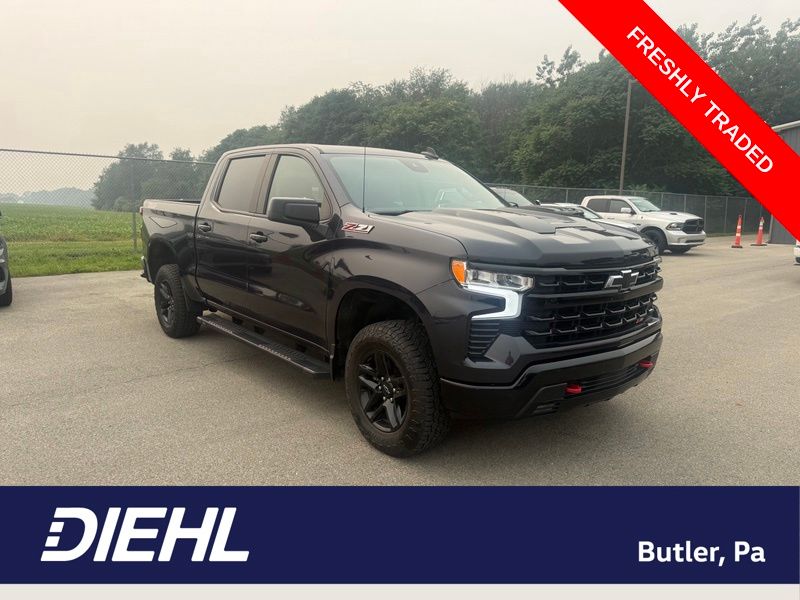 Dark Ash Metallic 2023 Chevrolet Silverado 1500 Pickup Truck Four-Wheel Drive Automatic