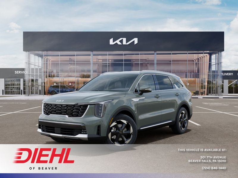 Cityscape Green 2026 Kia Sorento Hybrid SUV / Crossover All-Wheel Drive 6-Speed Automatic