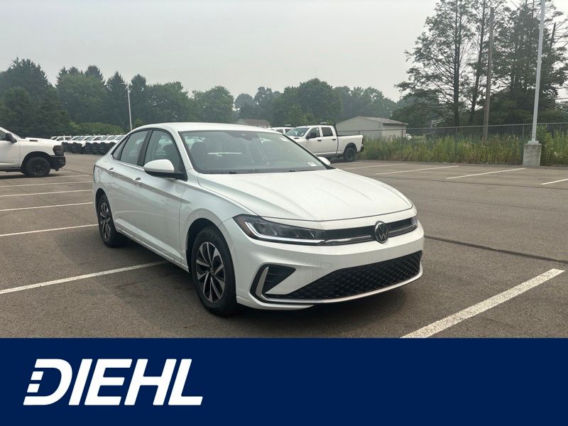 Pure White 2026 Volkswagen Jetta Sedan Front-Wheel Drive 8-Speed Automatic