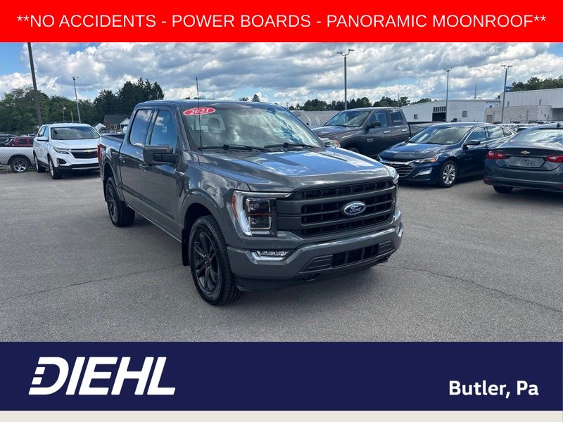 Gray (Lead Foot) 2021 Ford F-150 Pickup Truck Four-Wheel Drive Automatic