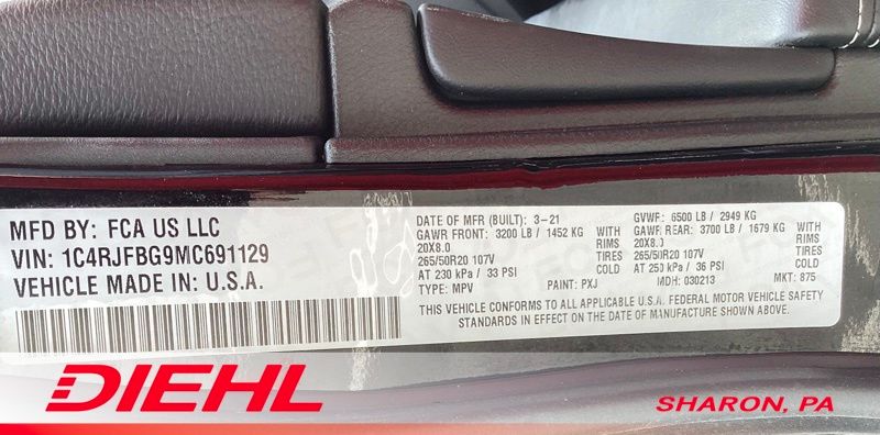 Used 2021 Jeep Grand Cherokee SUV