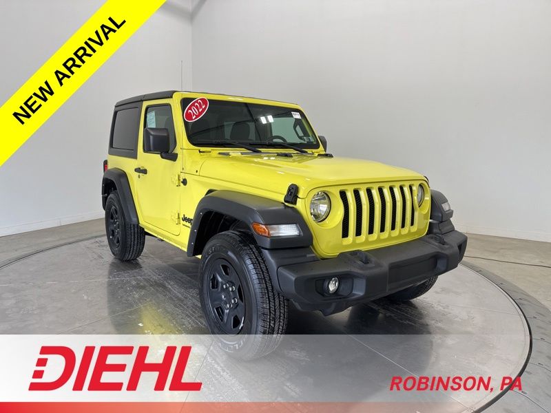 High Velocity Clearcoat 2022 Jeep Wrangler Sport 4WD SUV / Crossover Four-Wheel Drive 8-Speed Automatic