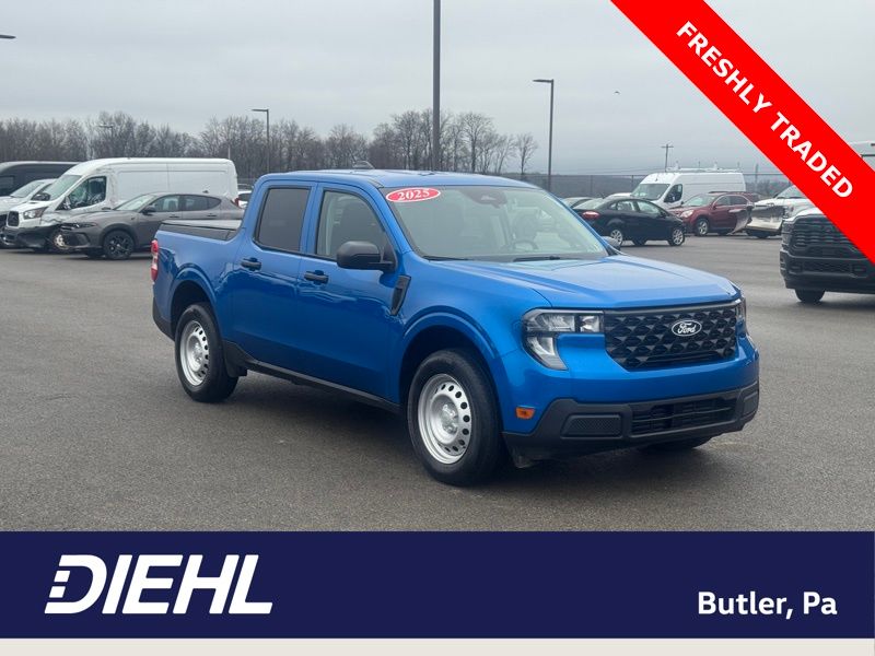 Blue 2025 Ford Maverick XL SuperCrew AWD Pickup Truck All-Wheel Drive 8-Speed Automatic