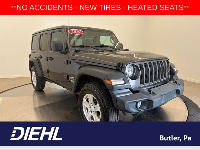 Gray (Granite Crystal Metallic Clearcoat) 2019 Jeep Wrangler SUV / Crossover Four-Wheel Drive 8-Speed Automatic