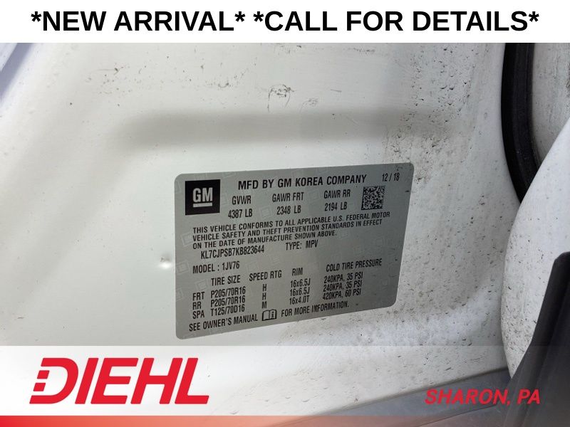 Used 2019 Chevrolet Trax SUV