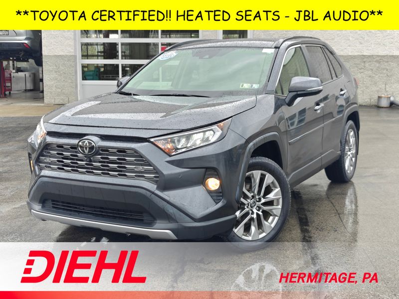 Magnetic Gray Metallic 2019 Toyota RAV4 Limited AWD SUV / Crossover All-Wheel Drive 8-Speed Automatic