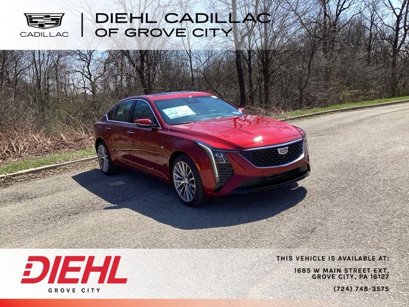 Radiant Red Tintcoat 2026 Cadillac CT5 Premium Luxury AWD Sedan All-Wheel Drive Automatic