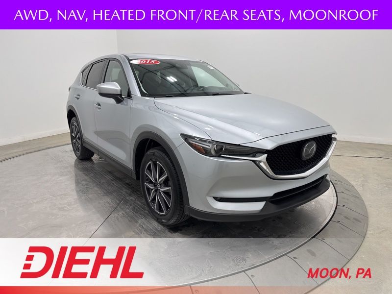 Sonic Silver Metallic 2018 Mazda CX-5 Grand Touring AWD SUV / Crossover All-Wheel Drive 6-Speed Automatic